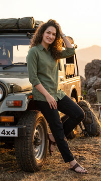 Buttoned Longline Shirt