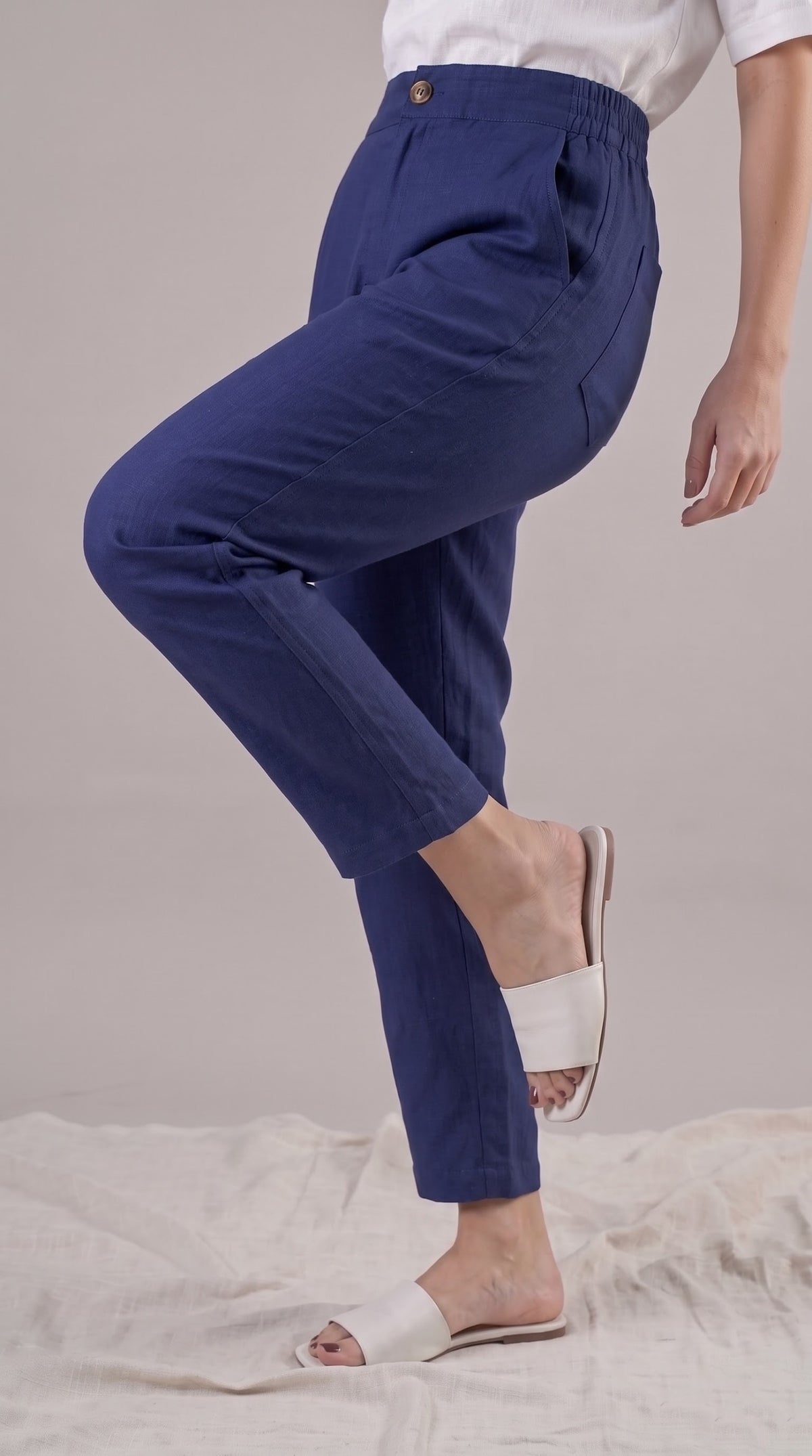 Cotton Easy-Fit Pants