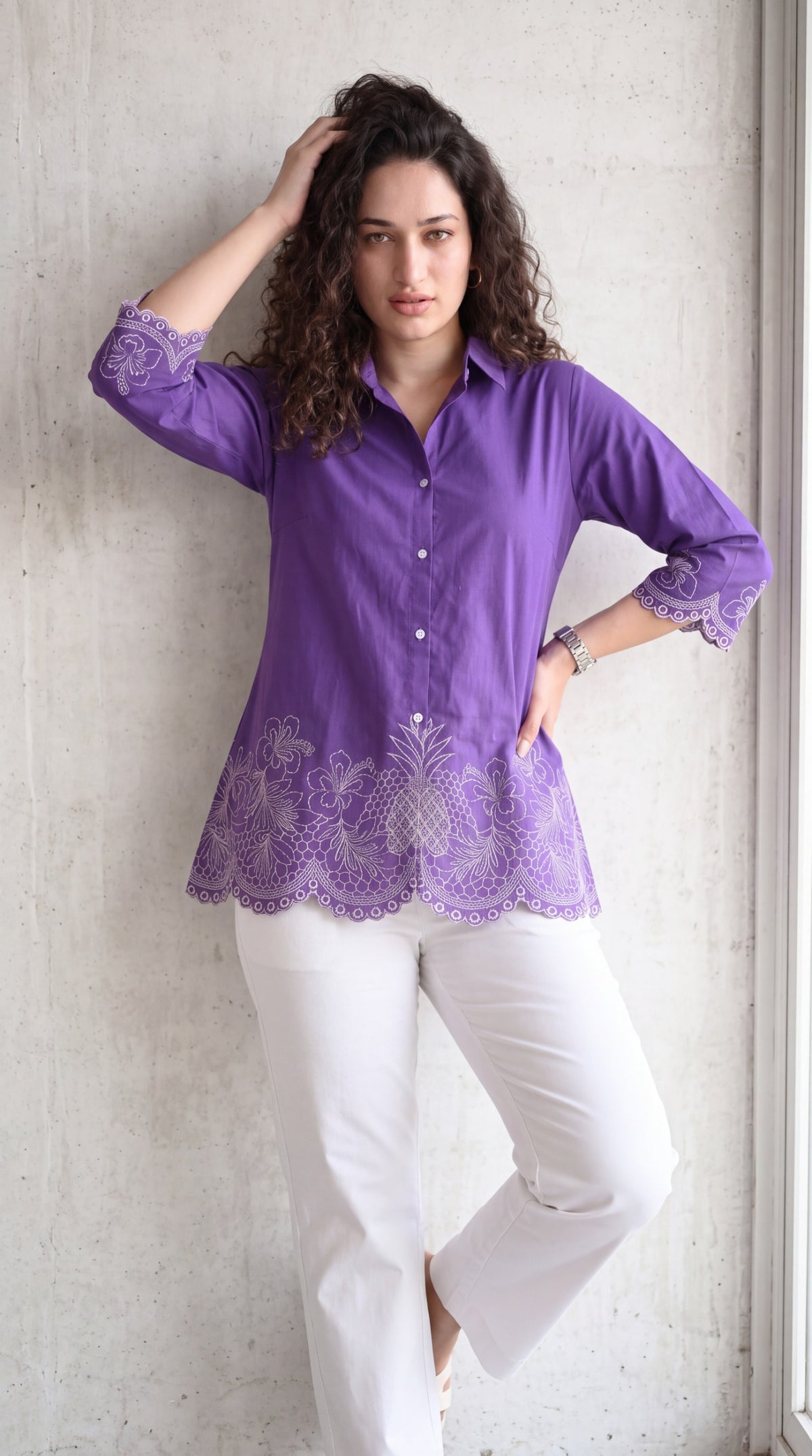 Cutwork But Make it Bold Top - Etiquette Apparel