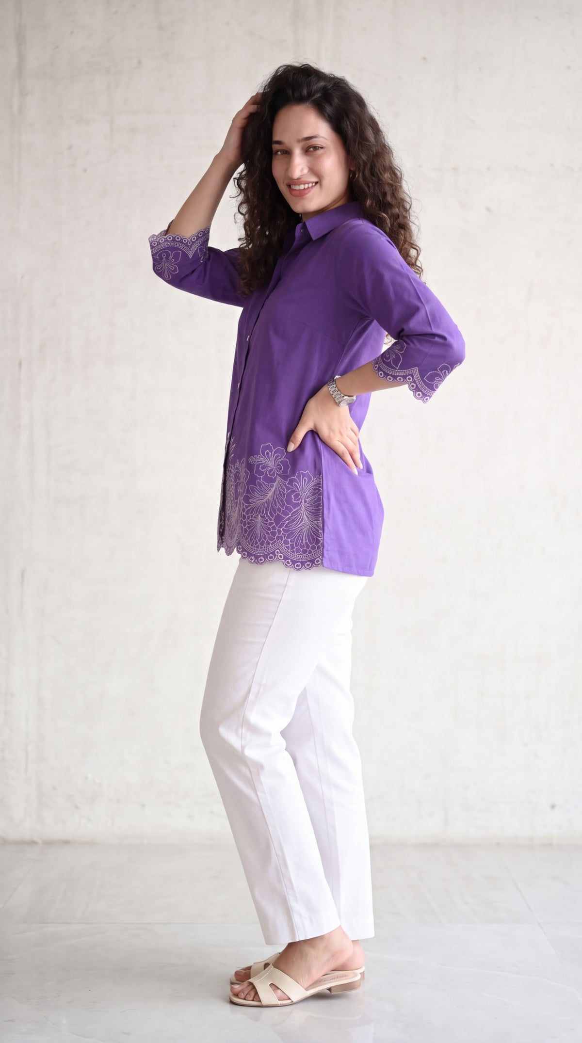 Cutwork But Make it Bold Top - Etiquette Apparel