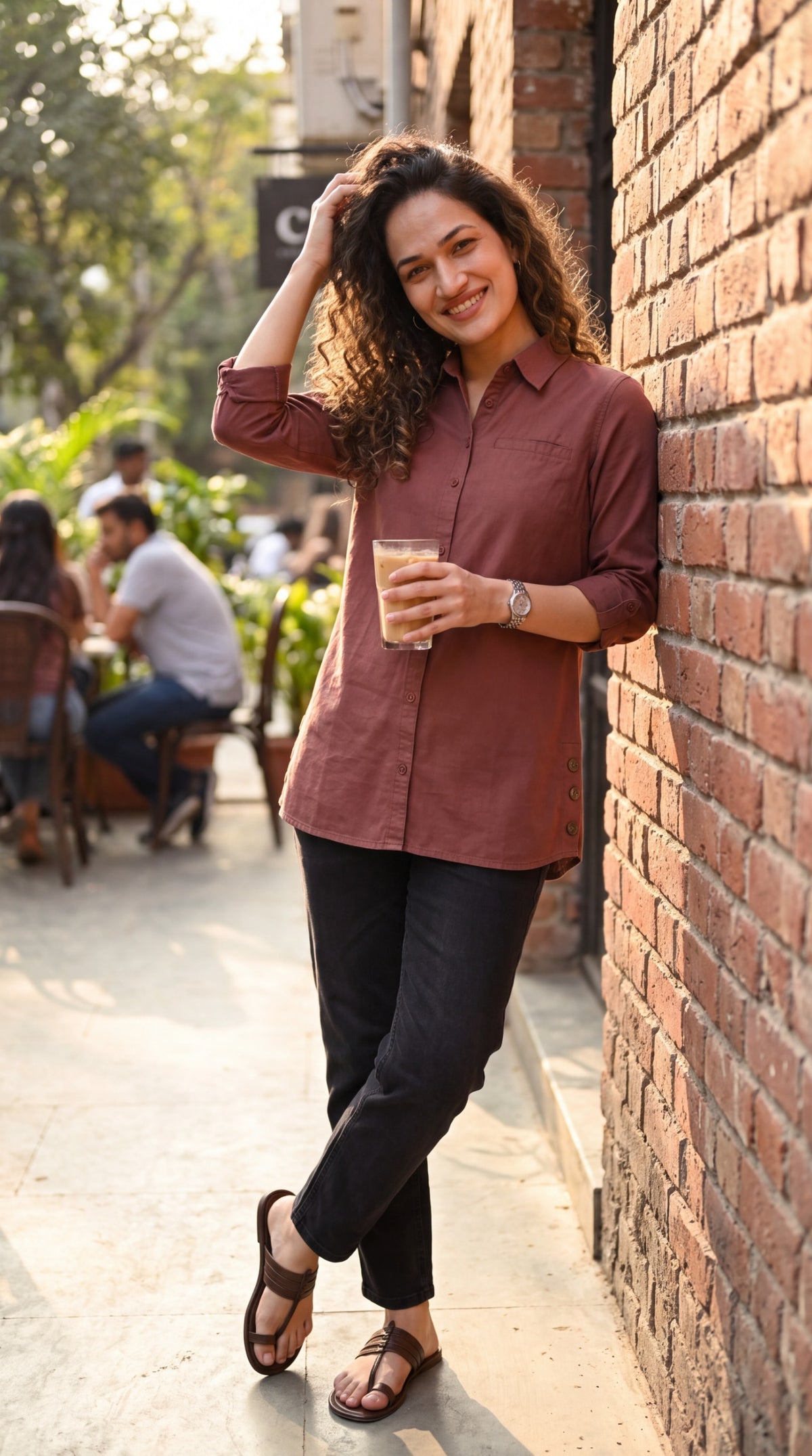 Buttoned Longline Shirt - Etiquette Apparel