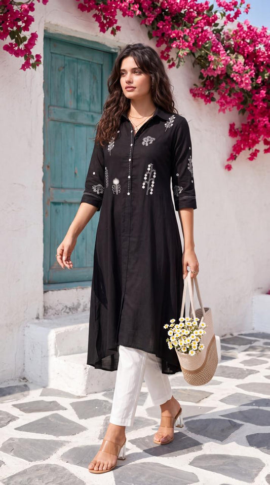 Crafted Calm Kurta - Etiquette Apparel