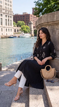 Crafted Calm Kurta - Etiquette Apparel