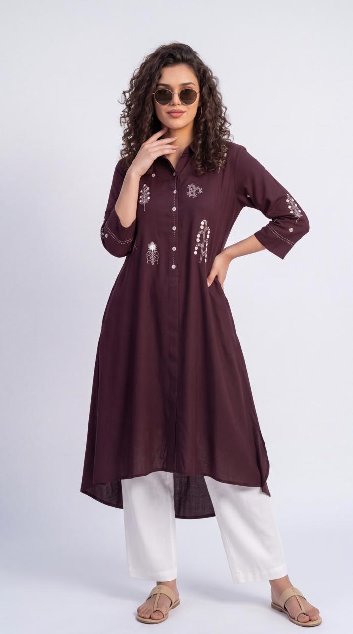 Crafted Calm Kurta - Etiquette Apparel