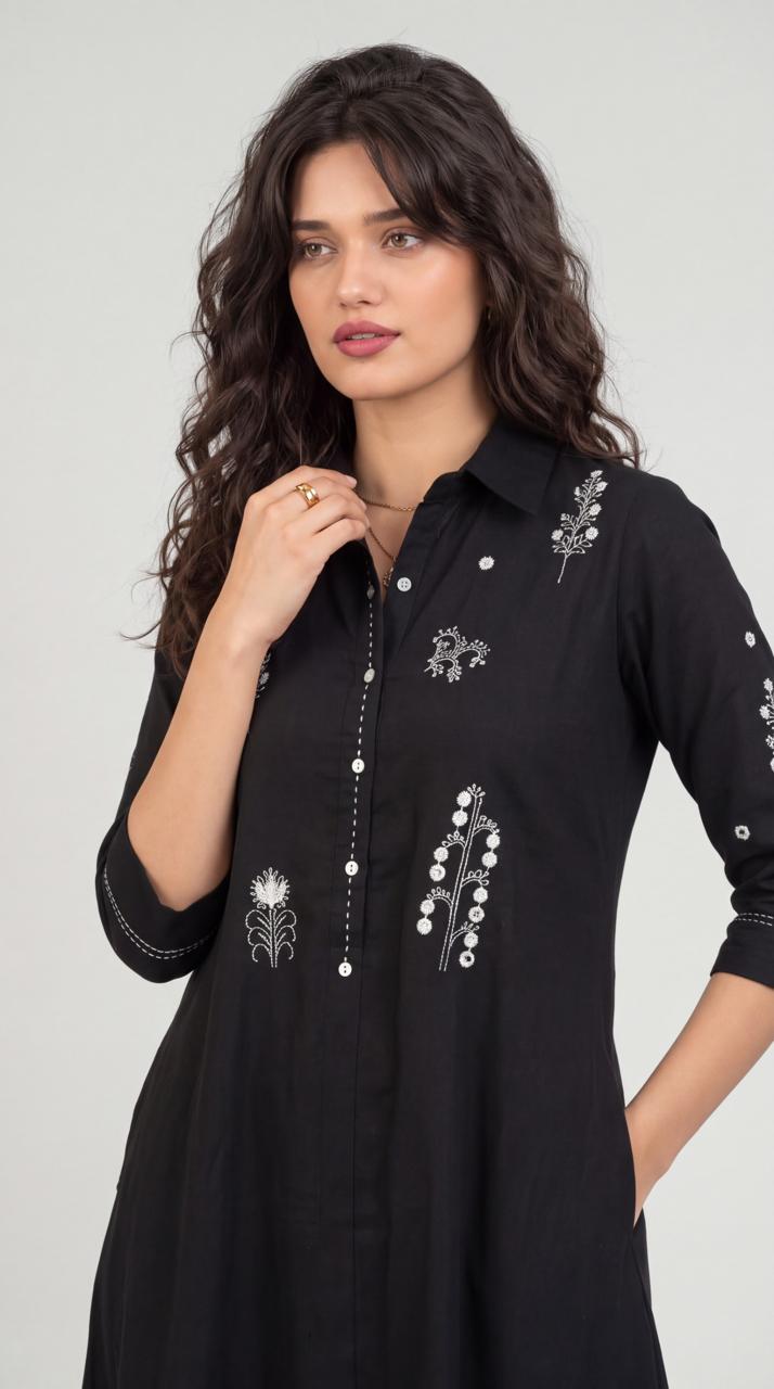 Crafted Calm Kurta - Etiquette Apparel