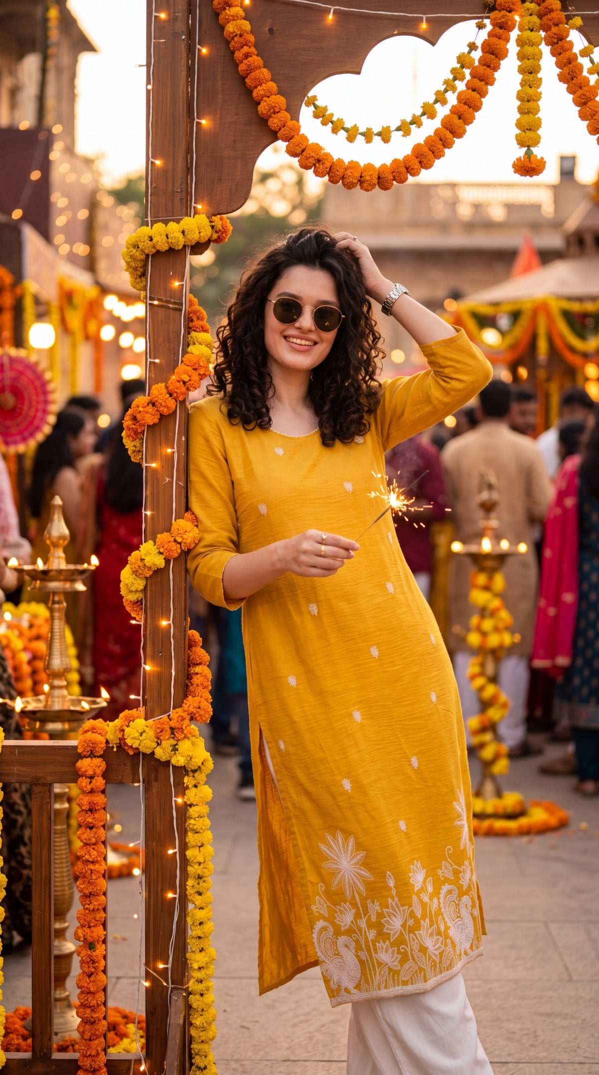 Chanderi Classic Straight Kurta