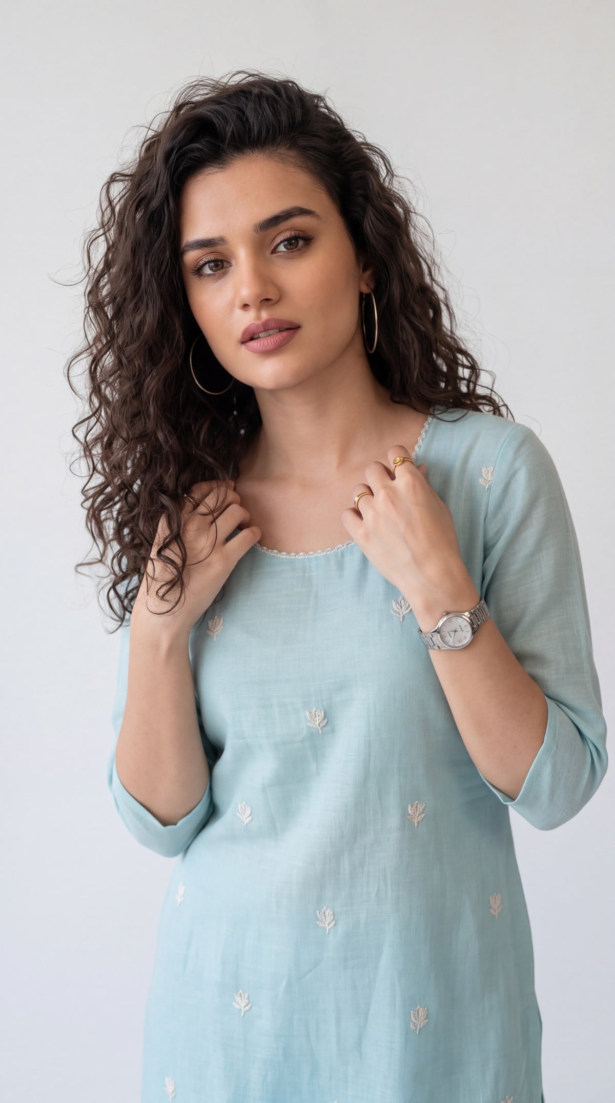 Chanderi Classic Straight Kurta