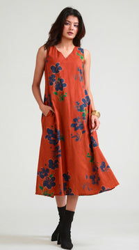 Splash & Slay Sleeveless Dress - Etiquette Apparel