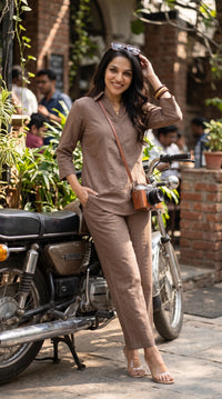 Cotton Signature Co-ord Set - Etiquette Apparel