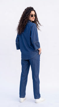 Smart Casual Denim Co-ord Set - Etiquette Apparel