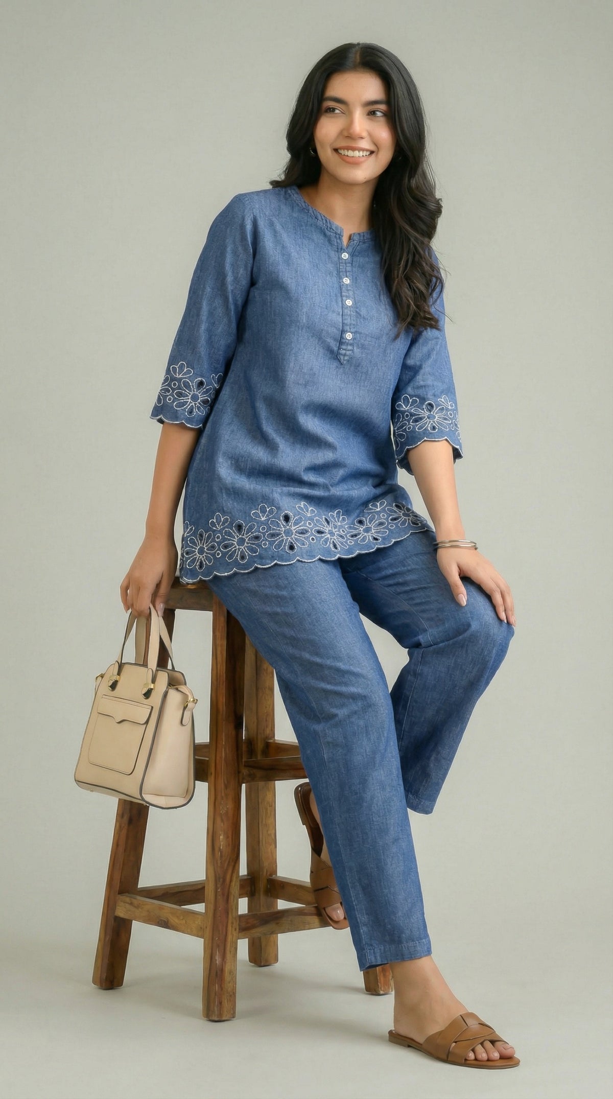 Black is New Blue Co-ord Set - Etiquette Apparel