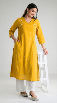 Festive Pastel Glam Kurta - Etiquette Apparel