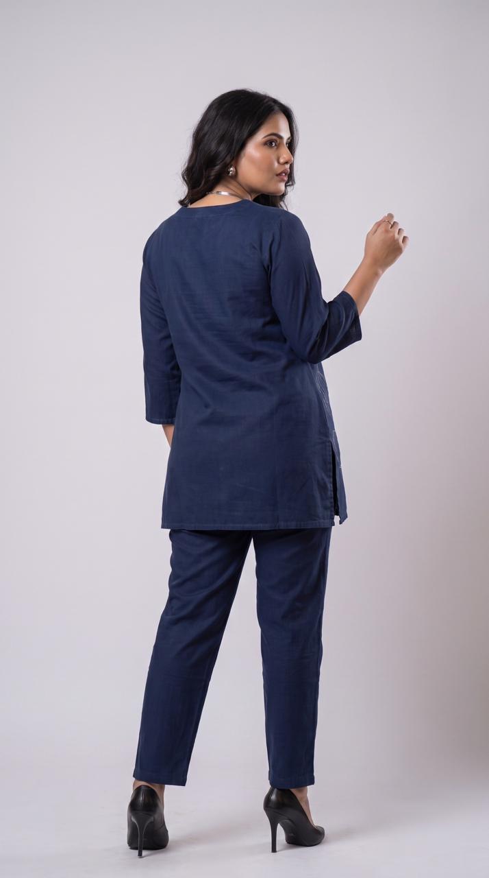 Bloom in Blue Co-ord set - Etiquette Apparel