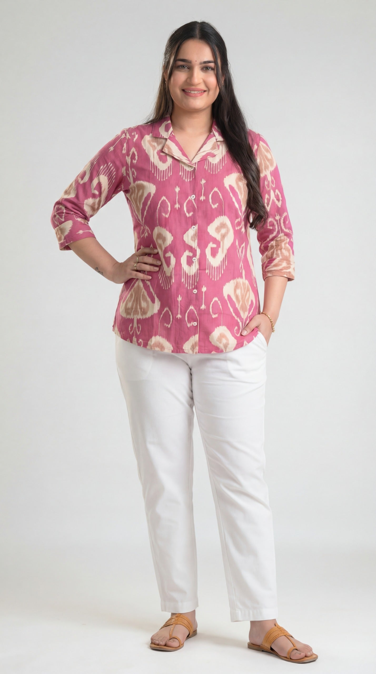 Product Carousel Image 8: Ikkat Tales Top