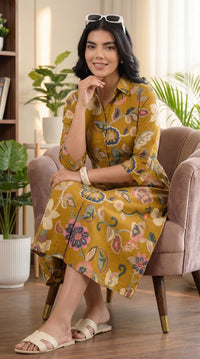 Abstract Summer Ease Dress - Etiquette Apparel
