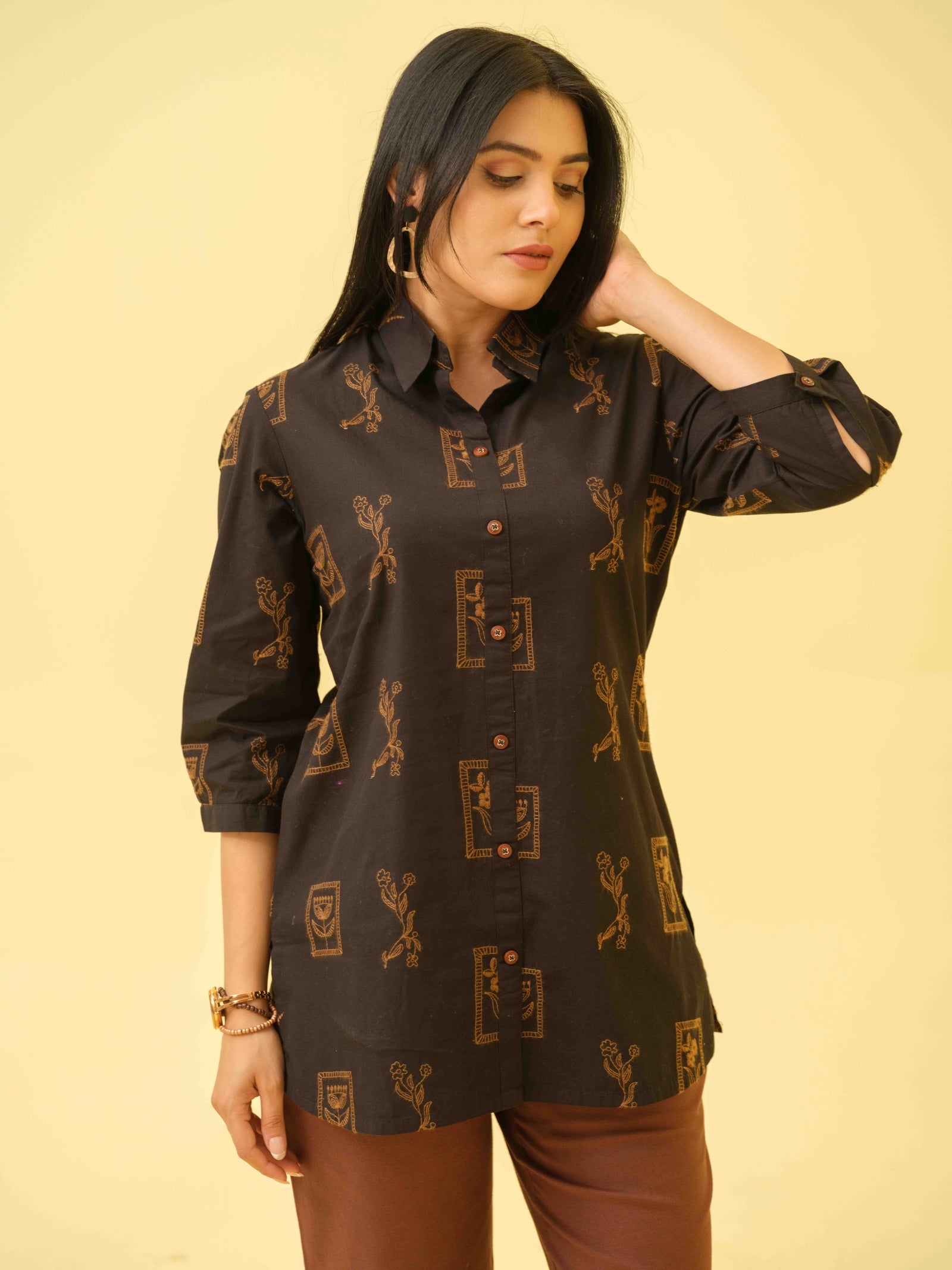 Product Carousel Image 5: Enchanted Florals Embroidered Top
