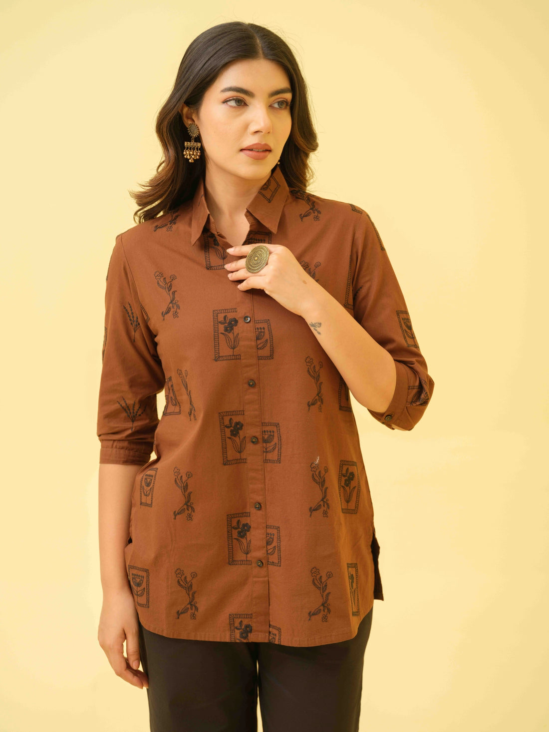 Enchanted Florals Embroidered Top - Etiquette Apparel