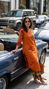 Contemporary Floral Kurta