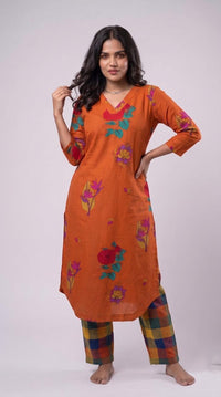 Contemporary Floral Kurta