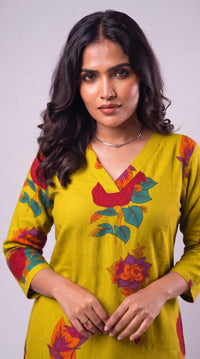 Contemporary Floral Kurta